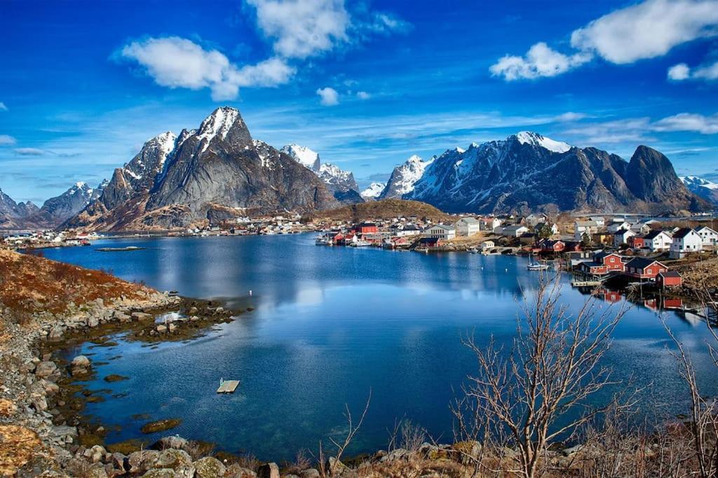 Reine Retro Villa - Cozy Villa With A Fantastic View Exterior foto